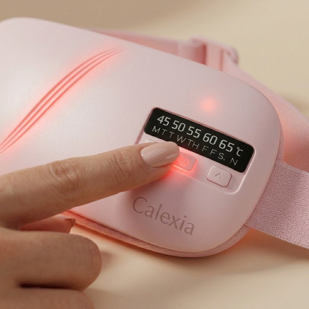Calexia ceinture chauffante pour le confort menstruel